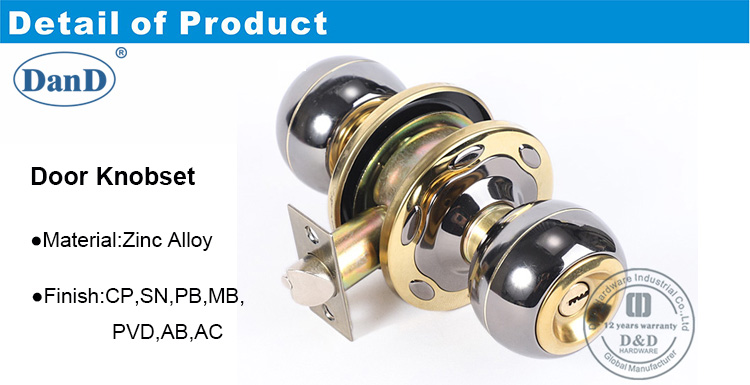 Lockset for Passage-DDLK061-D and D Hardware