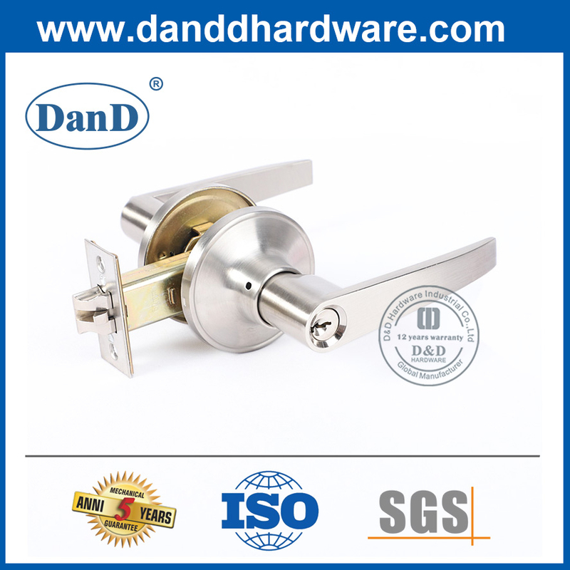 Silence Zinc Alloy Door Lever Handle Lockset -DDLK080