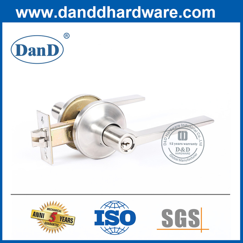 High Quality Silver Zinc Alloy Tubular Lockset-DDLK072