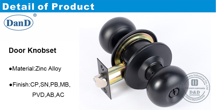 Black Door&nbsp;Lockset-DDLK068-D and D Hardware