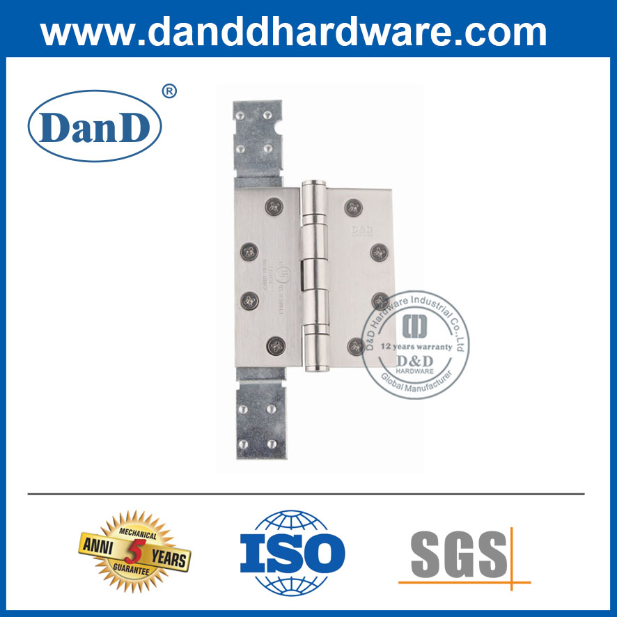Door Hinge Reinforcement Plate for 4 Inch Hinge Hole Spacing-DDHR003