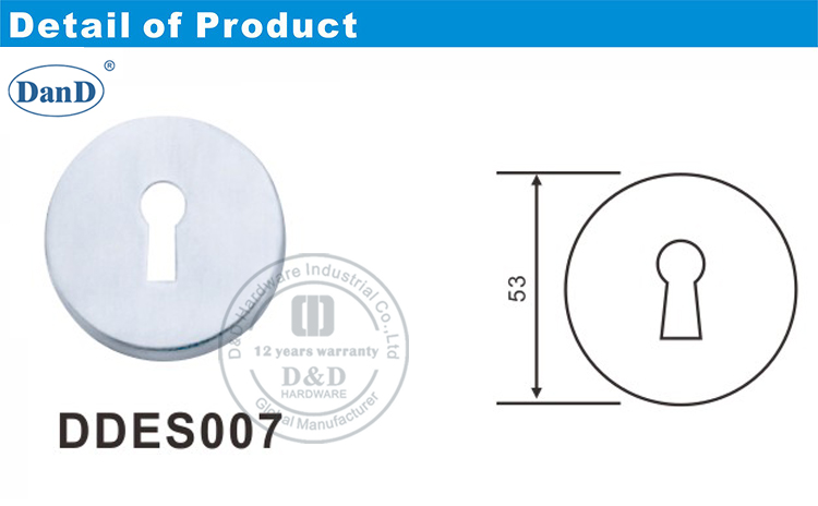 Rosette Escutcheon-D and D Hardware