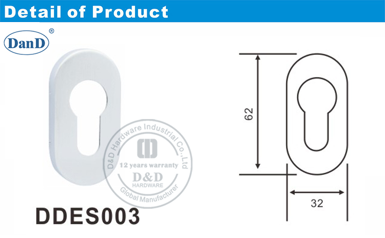 Rosette Escutcheon-D and D Hardware