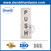 Stainless Steel Wall Mounted Square Type Push Plate-DDSP004