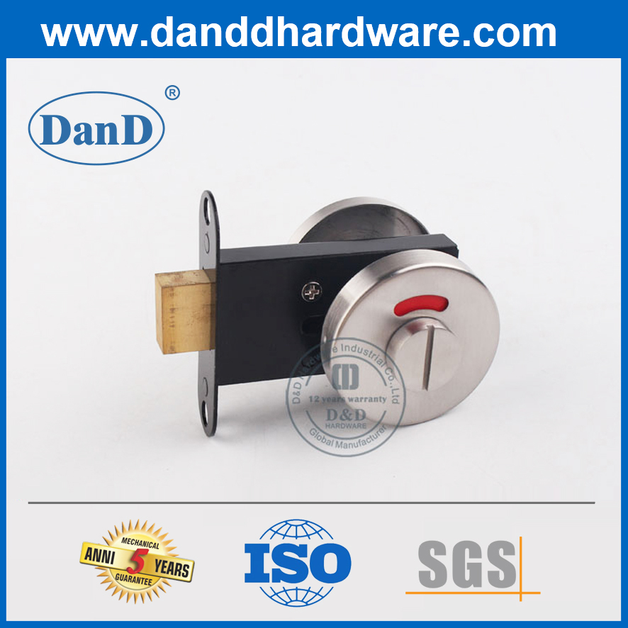 High Quality Stainless Steel Thumb Indicator Lock for Toilet Partition-DDIK010