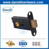 Solid Brass Black Round Forend Bathroom Deadbolt-DDML032