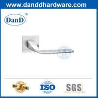 Door Handle Types Solid Stainless Steel Square Wooden Door Handles-DDSH055
