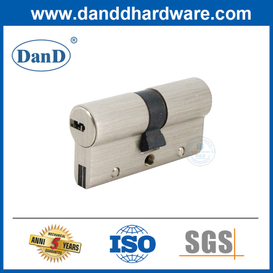 High Security Solid Brass Double Open Door Lock Cylinder with Keys-DDLC021