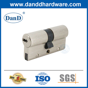 High Security Solid Brass Double Open Door Lock Cylinder with Keys-DDLC021