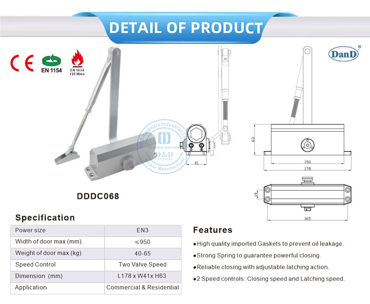 Adjustable door closers