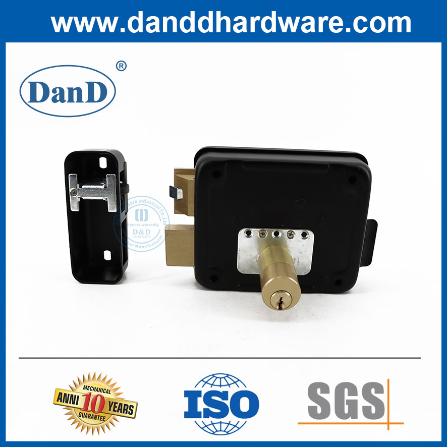Electric surface-mounted lock