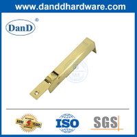 SUS304 Gold Spring Sideways Automatic Door Bolt Lock for Public Exit Entry-DDDB023