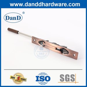 8 Inch Antique Copper Extension Rod Flush Bolt for Front Door-DDDB011