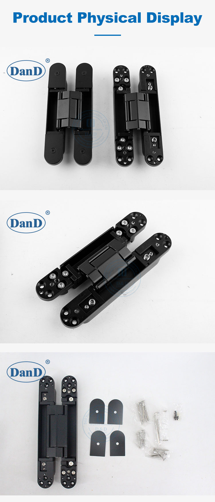 180 degree hidden hinge