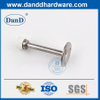 New Door Stopper Wall Mounted Stainless Steel White Rubber Door Stop-DDDS018