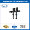 Wood Sliding Barn Door Hardware Kit Basic Black Big Spoke Wheel Roller Carbon Steel Flat Track System-DDBD006