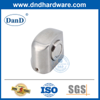 Satin Nickel Security Zinc Alloy Magentic Exterior Door Stopper for Floor-DDDS032