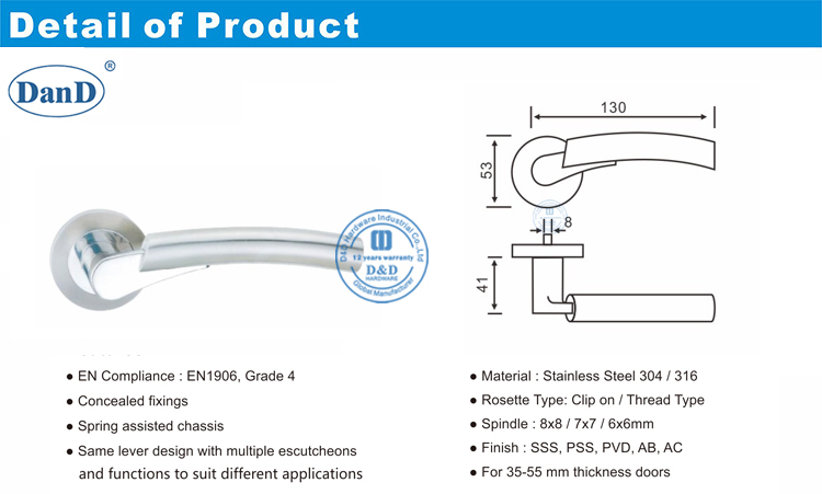passage door handles