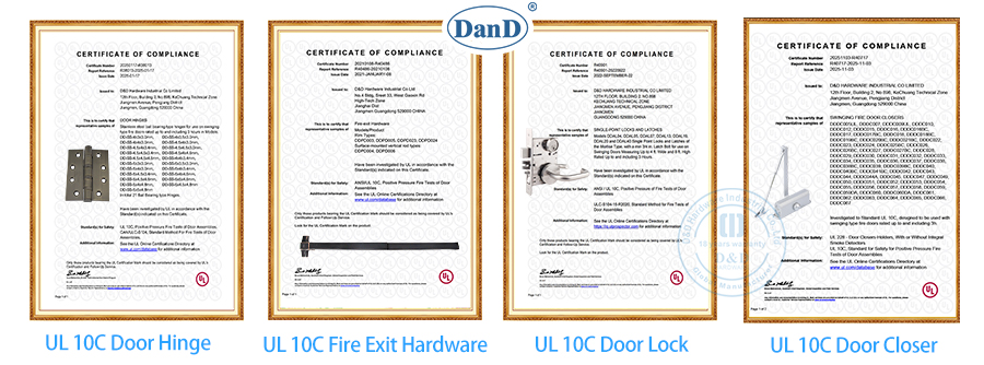UL Door hardware