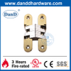 Satin Brass Zinc Alloy Concealed Door Hinge for Apartment Building-DDCH007