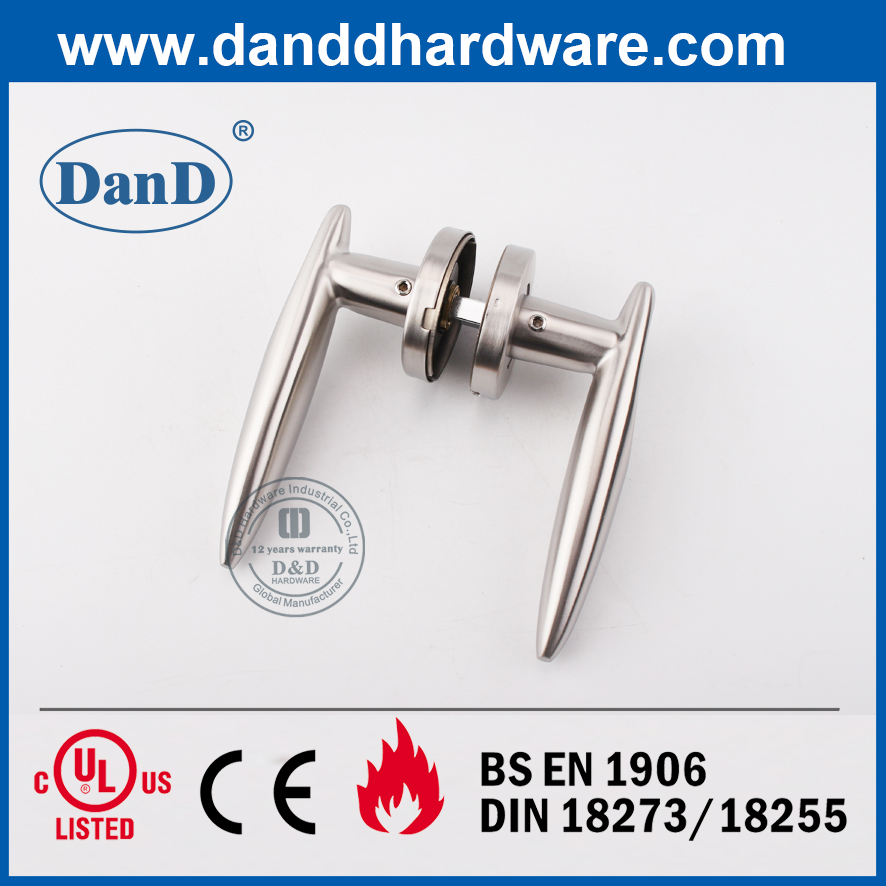Best New Design SUS304 Solid Lever Main Door Handle-DDSH020