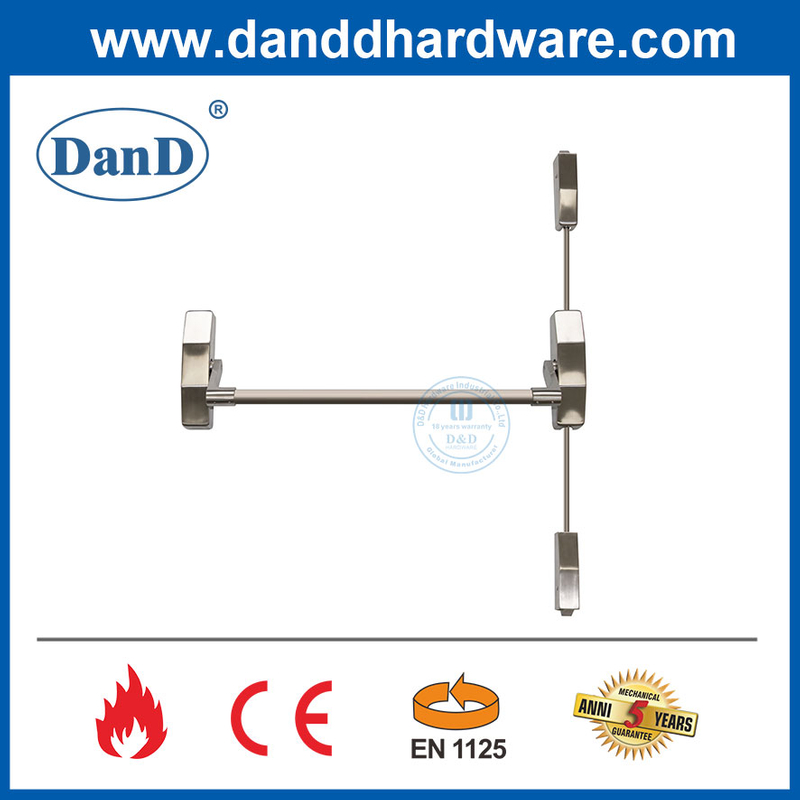CE EN1634 Fire Proof EN1125 Panic Bar Exit Device with Warranty-DDPD048