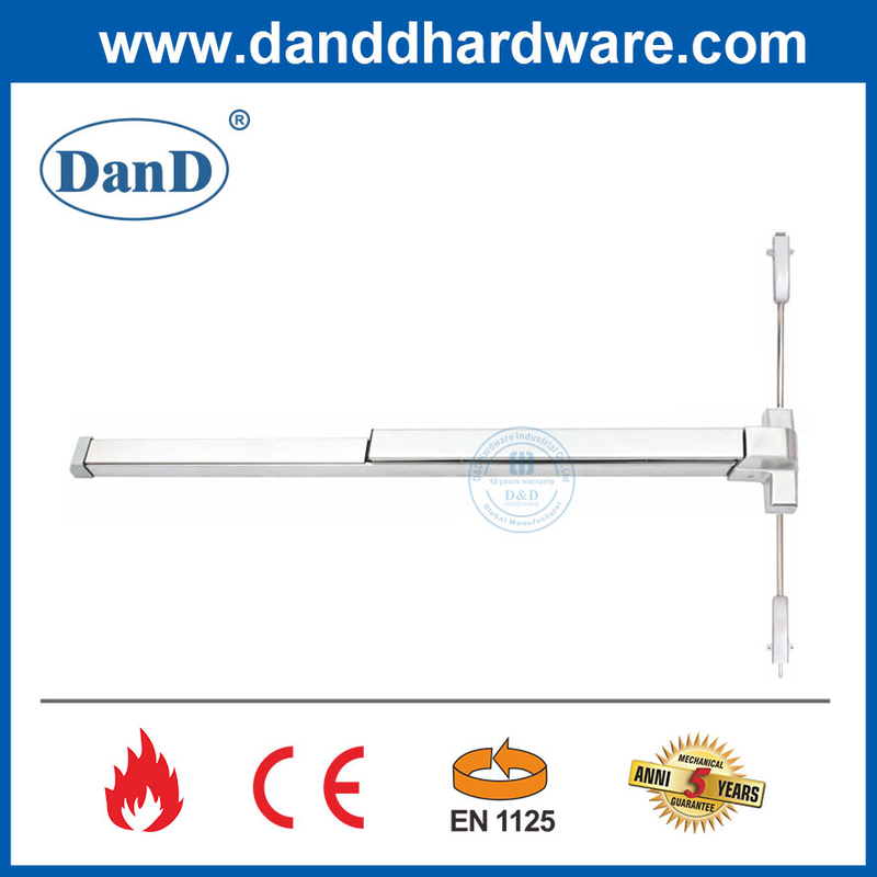 CE Fire Exit Device Lock Vertical Rod Panic Bar for Commercial Use-DDPD028