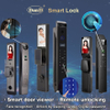 3D Face Recognition Video Intercom Biometric Fingerprint Key Code Card Smart Door Lock-DDFL054