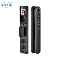 Security Biometric Fingerprint 3D Face Recognition Smart Door Locks with Camera-DDFL043