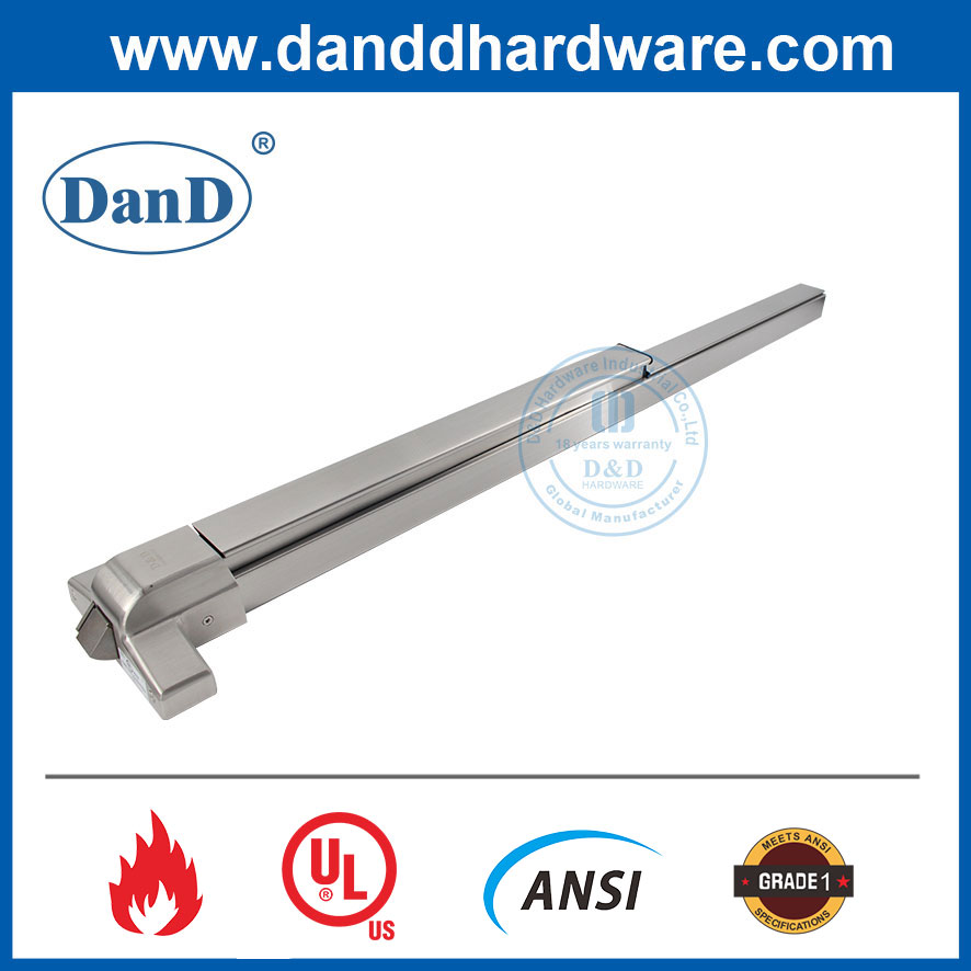 ANSI SUS304 Door Hardware UL Fire Rated Panic Bars Exit Lock Device-DDPD003