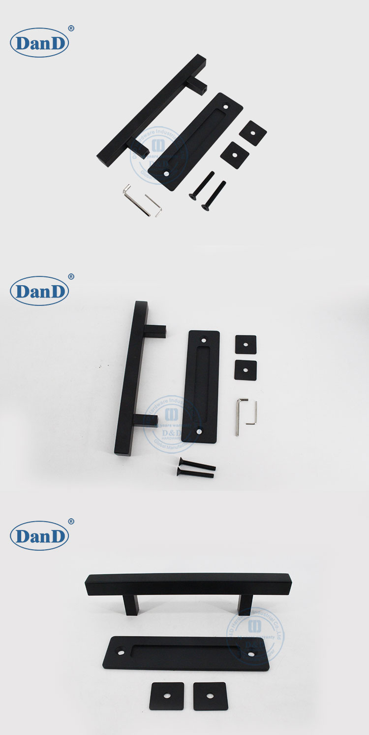 black barn door pull