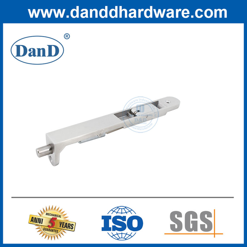 Flush Door Security Bolt Stainless Steel Door Flush Bolt-DDDB030