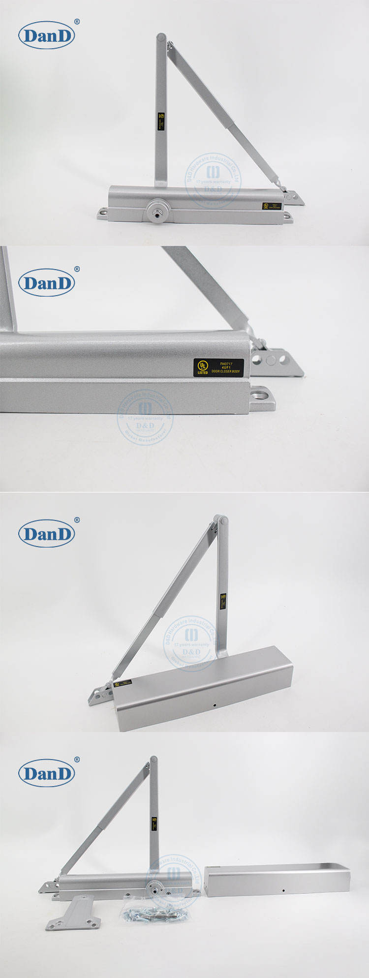 Residential door closer