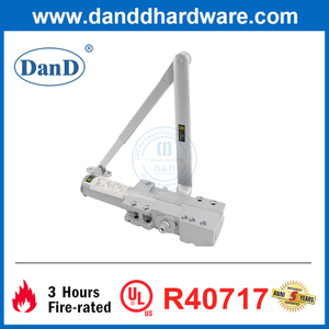 Heavy Duty Hydraulic Aluminum UL Listed Certification Back Check Hotel Fireproof Commercial Door Closer-DDDC060