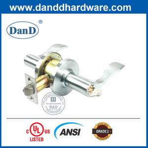 Zinc Alloy ANSI UL Fire Rated Commercial Door Lever Tubular Lockset-DDLK010