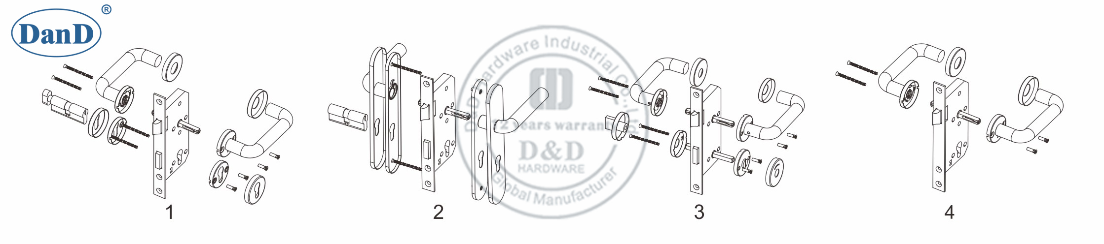 Office Door Handle-D and D Hardware