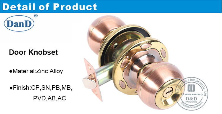 Door&nbsp;Lockset for Metal Door-DDLK054-D and D Hardware