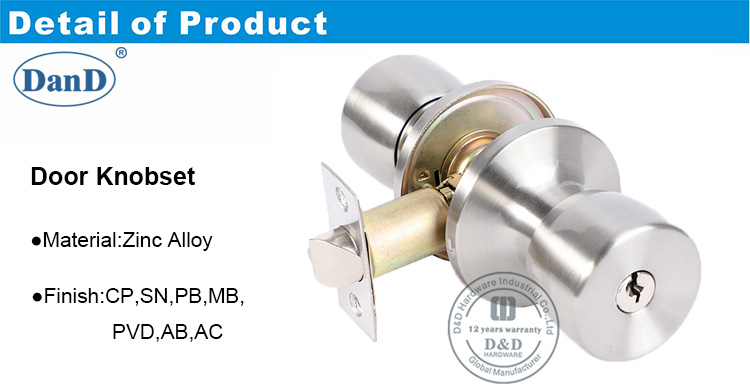 Tubular Lock-DDLK033-D and D Hardware