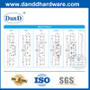 Steel Hinge Reinforcement Plate for Heavy Doors-DDHR001