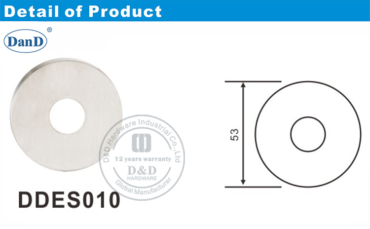 Rosette Escutcheon-D and D Hardware