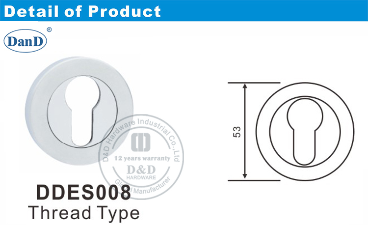 Rosette Escutcheon-D and D Hardware