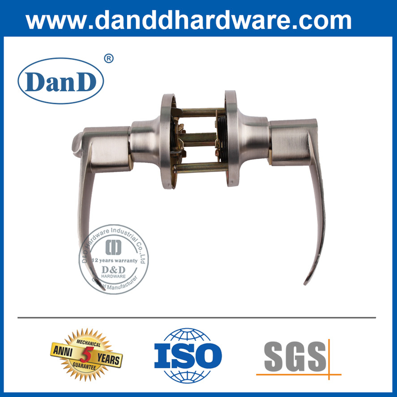 Fashion Design Zinc Alloy Exterior Door Lever Lock Set-DDLK097