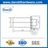 Brass Interior Door Dust Proof Strike for Flush Bolt-DDDP003