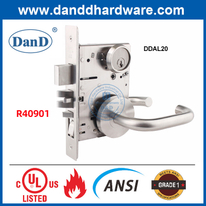 SUS304 ANSI Grade 1 Most Secure Door Lock for Entrance Door-DDAL20