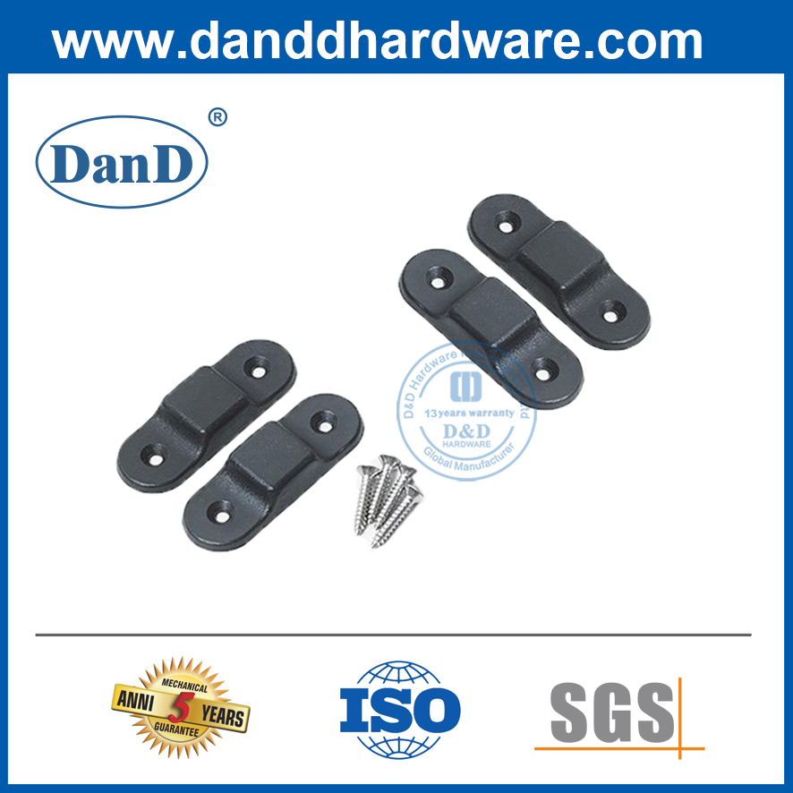 Black Rubber Magnetic Door Stopper Stop Catch Kit for Bifold Door-DDDS056