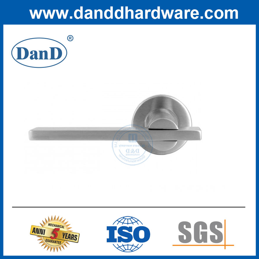 European Door Lever Handle Interior Stainless Steel Bedroom Door Handles-DDTH041