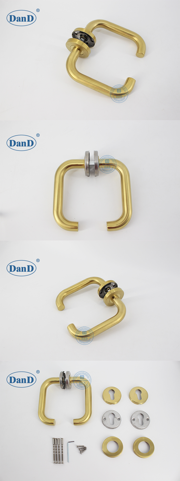 Satin Brass Door Handles