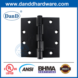 SUS304 ANSI Grade 2 Black Standard Size NRP Inside Door Hinge Hardware-DDSS001-ANSI-2-4.5x4.5x3.4
