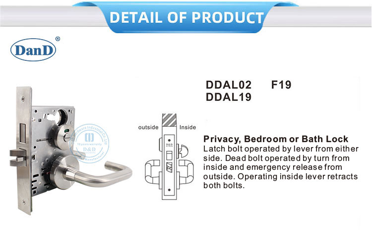 UL Privacy Door Lock