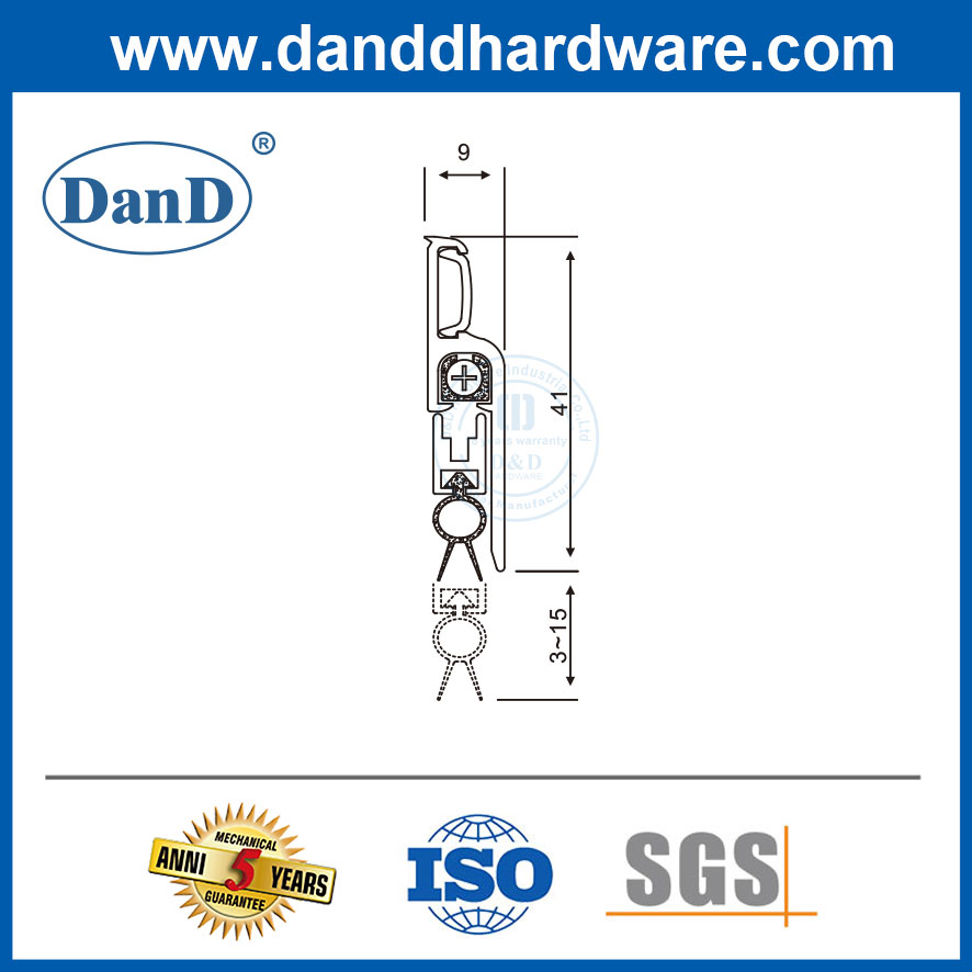 automatic door drop seal